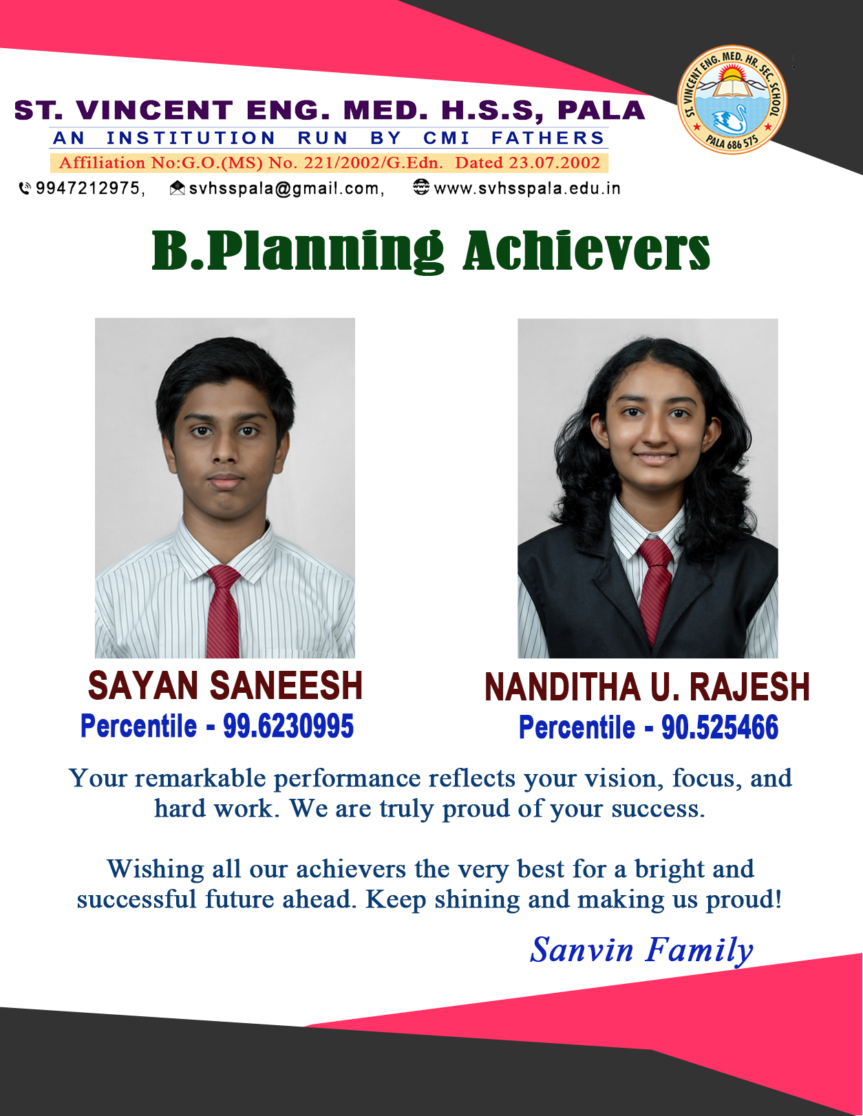 B planing Achievers