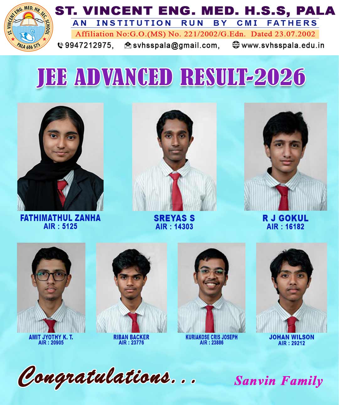 JEE Advanced Result 2026